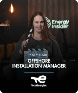 Katy Barr - Total Energies Offshore Installation Manager Job